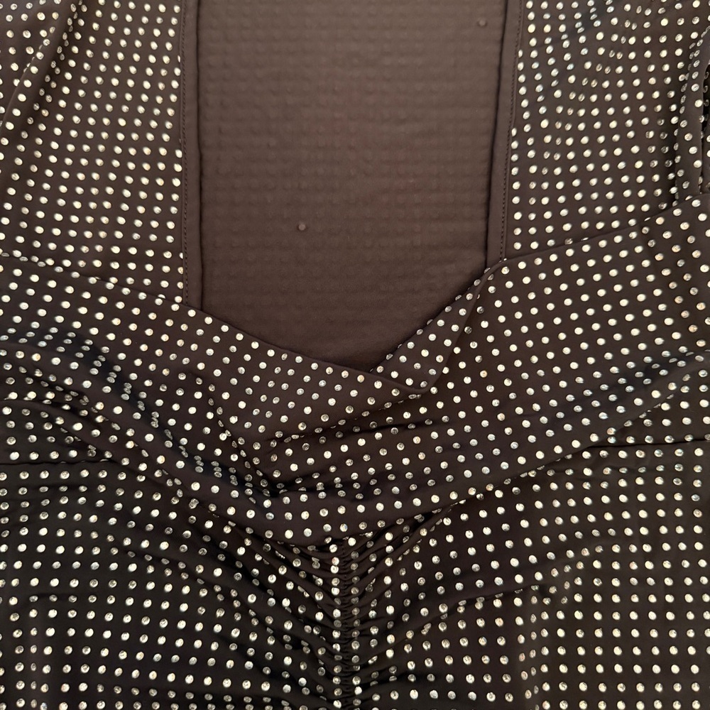 WeWoreWhat Black and Silver Sparkle Backless Formal Dress NWT - Picture 8 of 13
